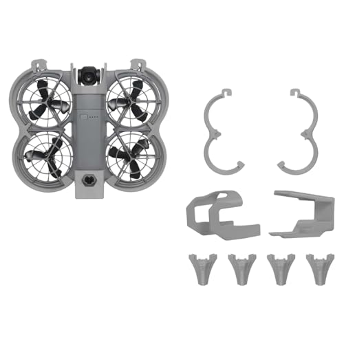 For DJI NEO2 �ی�J�o�[ �����f�B���O�M�A �����Y�ی�P�[�X �ی�A�N�Z�T���[�ɓK�� ��s���̎��E��W���Ȃ� ���h�~ �S�ʕی� �ϏՌ� �y�� (�O���[�摜�]���o�[�W����)