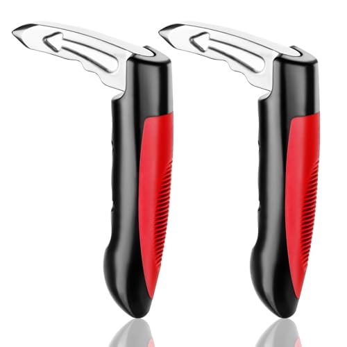 ziyue 2Pcs Car Door Assist Handle, Multifunction Portable Vehicle Support Handle Seatbelt Cutter Window Breaker Mobility Aid for Elderly to Get Out of Car