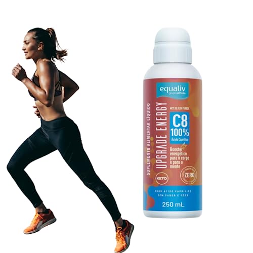 EQUALIV Upgrade Energy - Suplemento Alimentar Líquido 100% Puro Ácido Caprílico - Booster Energético