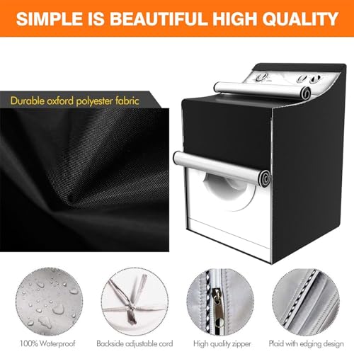 Housse de protection pour lave-linge et sèche-linge étanche - 6
