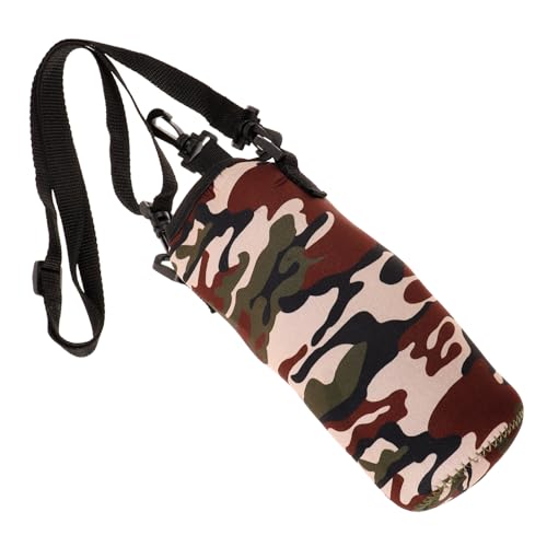 GANAZONO Funda Aislante para Botellas de Agua Portátil y de Instalar para Actividades y Camping Protección Térmica y Material Seguro Compatible con Botellas de Gimnasio y Senderismo