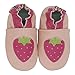 Carozoo Toddler Kids Unisex Elephant Black Soft Sole Leather Baby Shoes
