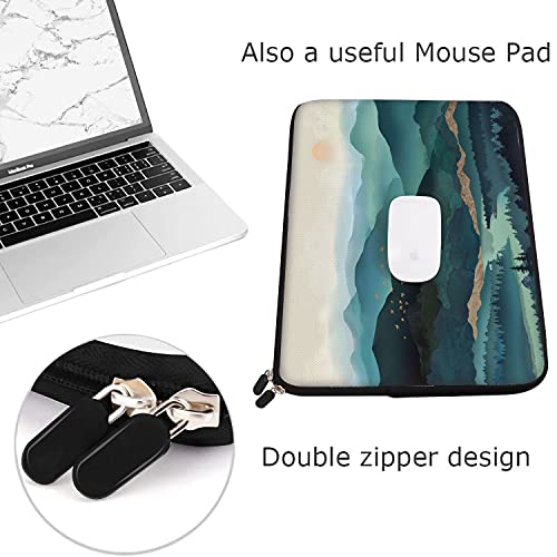 Lapac Nature Landscape Laptop Sleeve Bag 13.3 Inch, Water Repellent Neoprene Light Computer Skin Bag, Carrying Case Cover Bag Compatible With Macbook Pro 14 Inch, Macbook Air 13 Inch #TOP3