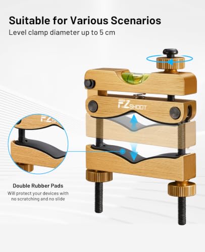 EZshoot Scope Leveling Kit with Precision Bubble and Magnetic Levels Gold | Scope Levels, Bubble Leveling System, Universal Magnetic Scope Mounting Kit, Made of Aluminum Alloy, Includes a Storage Box - image 4