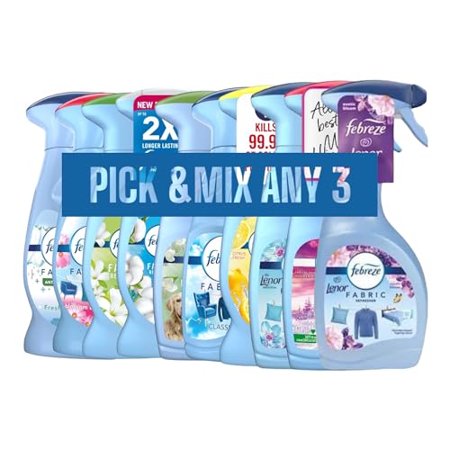 Image of Febreze Fabric Freshener Spray | Citrus Fresh, Cotton Fresh, Blossom & Breeze, Exotic Bloom, Spring Awakening | Pick n Mix Any 3 | Make Your Own Bundle