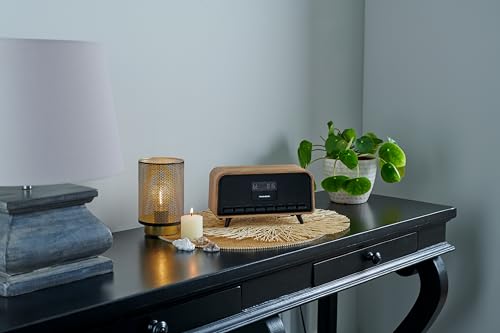 Radio réveil Bluetooth THOMSON Vintage Cosy Radio FM Double alarme Écran LCD Chargeur USB C Alim. - vue 4