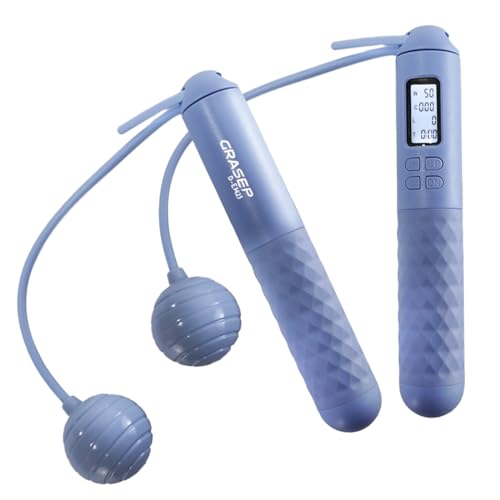 Corda De Pular Sem Fio Para Treinos Funcionais Emagrecimento (Azul)