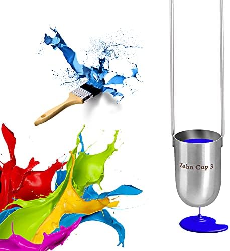Zahn Cup Immersion Viscosity Cup, Dip Type Stainless Steel Viscometers for Test The Viscosity of Newtonian or Approximate Newtonian Liquid (NO.3)