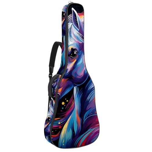 Sac pour guitare acoustique 104,7 cm étanche à plusieurs poches