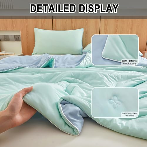Couette rafraîchissante réversible 200x230cm lavable pour le confort d'été