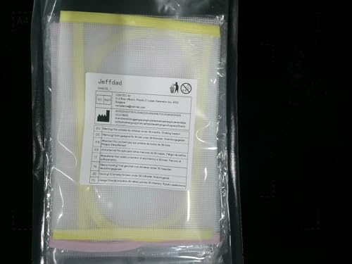 Jeffdad 4 Pack Pressing Cloth for Ironing Scorch Mesh Cloth Saving Ironing Protector Insulation Pad for Sewing and Ironing Iron Fabric Protector Pressing Tool for Ironing Protection 23.6×15.7"(Color1) - Image 8