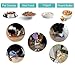AUSINCERE Lick Mat for Dogs and Cats, 7.9inch Licking Pad with Suction Cups, Slow Feeder Pet Bowls for Training and Bathing Grooming Large 4Pack
