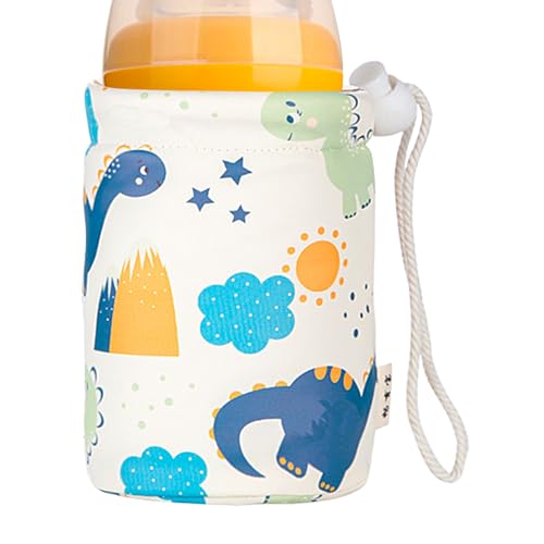Calentador De Biberones Para Niños Pequeños: fundaPara Botella De Agua, fundaDe Cuero PU | fundaAislante Térmica Para Biberón, Protección No Eléctrica, Diseño A Prueba De Caídas, Uso En Viajes En C