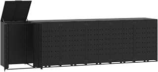 3279981 - Caja para 6 toneladas (acero, 414 x 79 x 117 cm), color negro