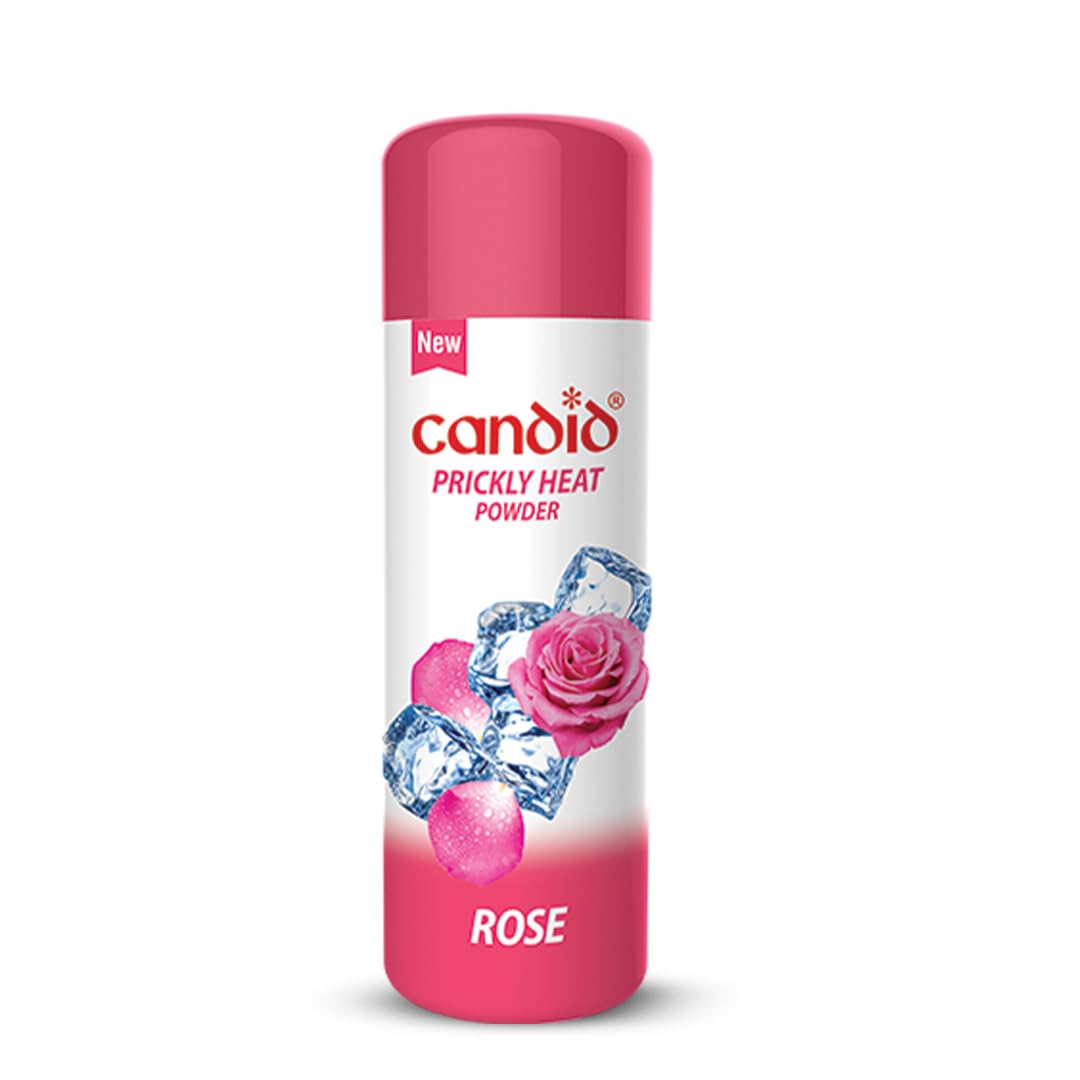 Candid Prickly Heat Powder With Rose | 120 Gm Candid Prickly Heat Powder With Rose | 120 Gm