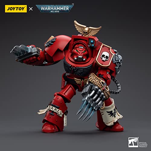 Leboo Joytoy × Warhammer 40K 1/18 Action Figure Blood Angels Assault Terminators Brother Nassio Combat Patrol Joy Toy Models #TOP3