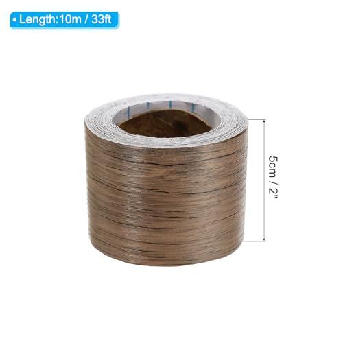 Image of PATIKIL Wood Grain Repair Tape 2in x33ft, Self Adhesive Realistic Textured Repair Tape Patch for Floor Door Table Cabinets Desk, Begonia