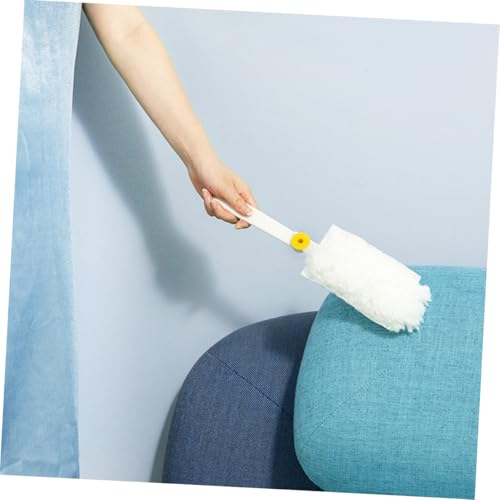 Abaodam 2個 静電吸着デスクトップクリーナー マイクロファイバー製ほこり取り 小り対応柔軟ダスター 毛落ちなし交換可能掃除用品