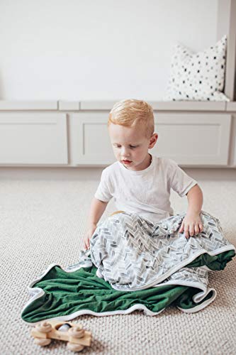 Image of Copper Pearl Jumbo 3-Layer Baby Blanket: Soft Baby Quilts for Boys and Girls | Breathable, Cozy, Toddler Blanket | Baby Quilt for Newborns | 46x46 Premium Polyester /Rayon | Alta
