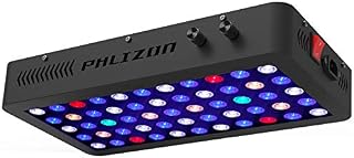 Phlizon 165W Dimmable Full Spectrum Auqarium LED Light Fish Tank LED Reef Decoration
