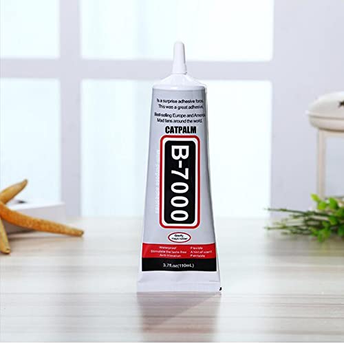 Cat Palm B-7000 Adhesive, Multi-Function Glues Paste Adhesive Suitable For Glass, Wooden, Jewelery, Rhinestones, 0.9 Oz, 2 Packs #TOP6