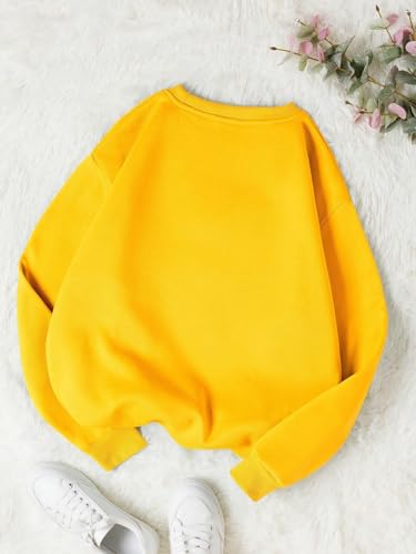 Image of SXV STYLE Solid Plain Unisex Cotton Oversized Baggy Sweatshirt