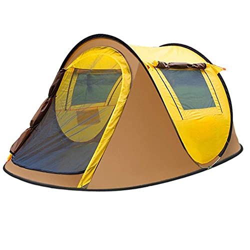 Tente pop-up imperméable instantanée abri de camping avec tapis de sol
