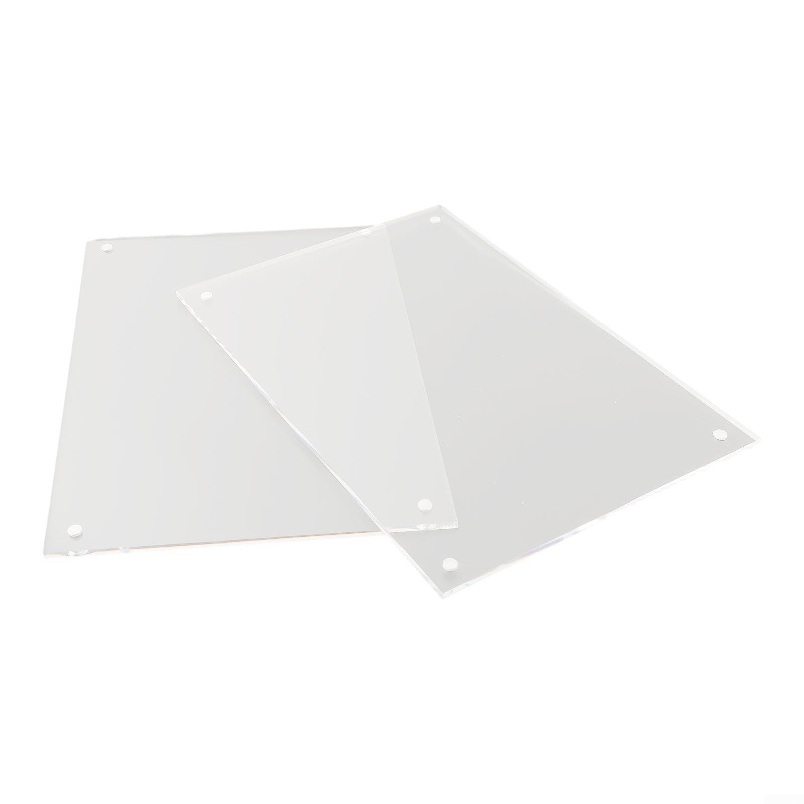 Clear Acrylic Photo Frame, Sturdy Photo Frame, Transparent Magnetic Display Stand, Good Present For Parents, Friends, Loved People On Thanksgiving, Christmas, New Year(15 x 21cm)