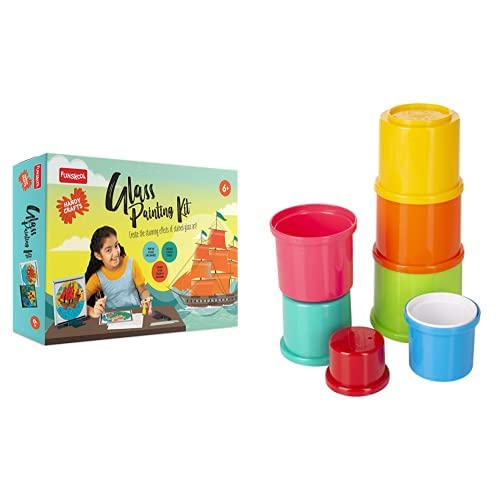 Funskool - Handycrafts Glass Painting, Arts and Craft for Creative Painting, 6 Years Above Girls an Giggles Stacking Drums, ?1 Pieces, Multicolor (B0B2WRK9VC) Amazon Price History, Amazon Price Tracker