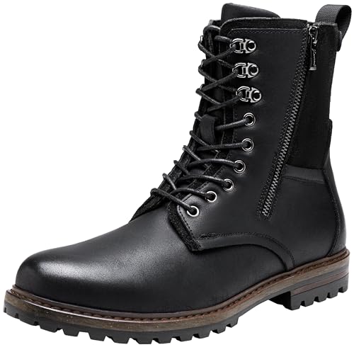 Image of JOUSEN Boots for Men Leather Casual Dress Shoes combat Boots men