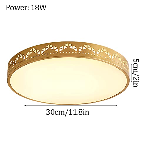 Lámpara de techo Dere moderna empotrada con iluminación LED creativa de 50cm 8