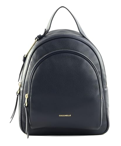 Coccinelle Malory Backpack Grained Leather S Midnight Blue