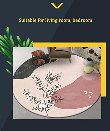 Hardwood/Tile Floor Mat,Non-Curve Desk Round Chair Mat,Office Rolling Chairmat Protector,Under Circular Mat For Carpet,Circle Area Rug Home Decoration #TOP5