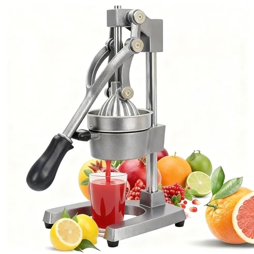 Cast Iron Juicer, Cast Iron Juicer Hand Press Heavy Duty for Squeeze Fresher Juice from Oranges, Lemons, Pomegranates, Effortless, Stable, Easy Clean for Home, Bar, Commercial Use by METALBEE - Used condition - US$44.33