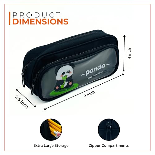 Image of Alokik Kids School Pencil Pouch Set - 9 Pcs | Birthday Party Return Gifts for Kids | Cartoon Zipper Pouch for Stationery | Party Favor Gifts for Boys & Girls (Pencil Pouch 9 Pcs)