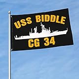 Uss Biddle Cg 34 Dlg-34 Flag 3x5 Ft Banner Flags Outdoor Garden Flag Home House Decor Flags