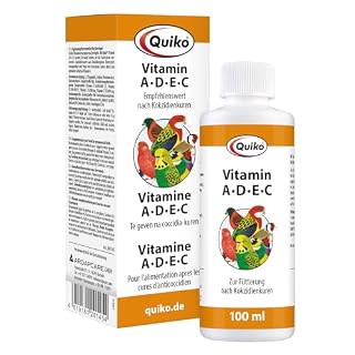 Quiko vitamines liquides A-D-E-C 100 ml pour oiseaux