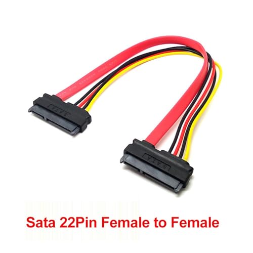 Cable adaptador SATA hembra a hembra 25 cm miniatura 3