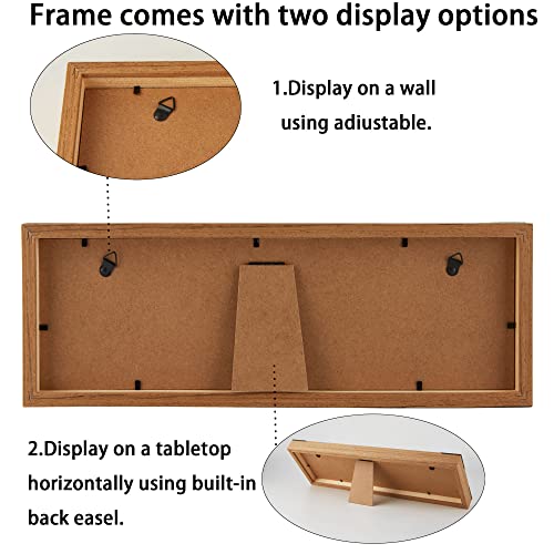 Baby Picture Frames For Nursery Rustic Picture Frame Baby Keepsake Frames 10Pcs 1X1.6 Photos Inserts Display Growth Memory Record Photo Frame For Baby Milestone Nursery Wall Décor And Tabletop Display #TOP2