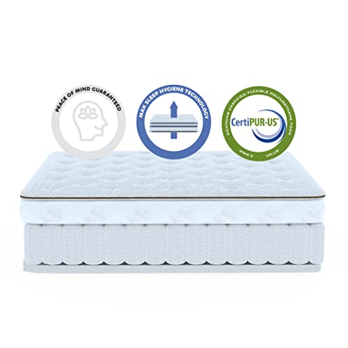 Image of Smartsters Reversible Flip Mattress for Kids |White Chocolate | Rectangle | Queen Bed Size 6