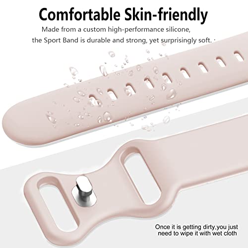 Dmveimal 4Pcs Band For Google Pixel Watch Bands For Women/Men,Active Sport Silicone Strap Bracelet Correa Soft Waterproof Replacement Wristband Smart Watch Accessories #TOP3