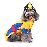 ELLANM Ropa para Perros de compañía Ropa de Navidad Ropa de Mascota Creativa de Navidad de Halloween Ropa de Perro Divertida, Traje de Lobezno, XL