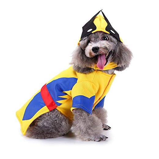 ELLANM Ropa para Perros de compañía Ropa de Navidad Ropa de Mascota Creativa de Navidad de Halloween Ropa de Perro Divertida, Traje de Lobezno, XL