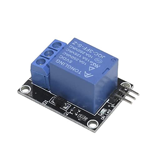 Módulo de relé de 1 canal KY-019 de 5V con juego de cables de 20cm 4