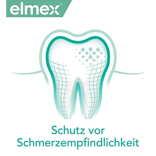 elmex Zahnpasta Sensitive 3x 75ml – sanfte Zahnreinigung und Schutz für schmerzempfindliche Zähne – klinisch bestätigt für starke Zähne und gegen Karies 2