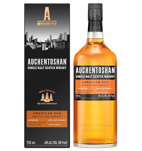 Auchentoshan Whisky Scotch American Oak 750ml