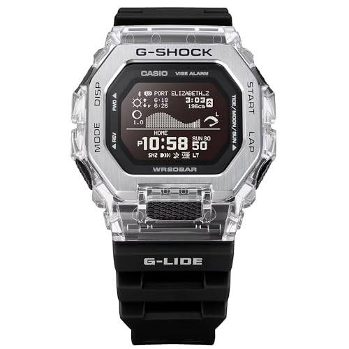 Casio GBX-100S-1ER Black Resin/Stainless Steel Digital Quartz Man Watch - Image 2
