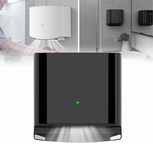 Automatic Hand Dryer ABS Air Dryer for Commercial and Household Use, Wall Mount Design for Toilets and Washrooms