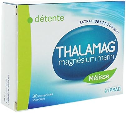 Thalamag Marine Magnesium Lemon Balm Relaxation 30 Tablets by Laboratoires IPRAD