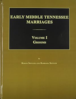 Hardcover Early Middle Tennessee Marriages. Two Volumes Book